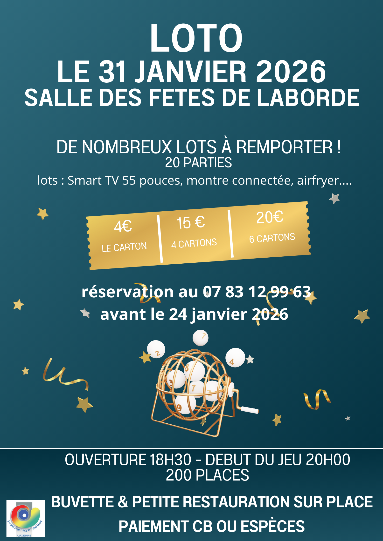 You are currently viewing Loto du PLPB le 31 janvier 2026 à Laborde
